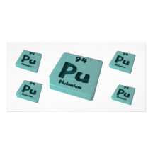 Pu Plutonium Picture Card