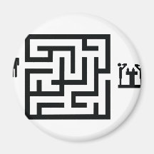 pub labyrinth icon magnets