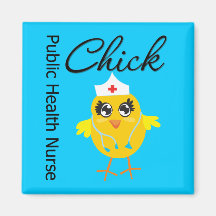 Public Health Nurse Chick v1 Fridge Magnets