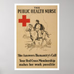 Public Health Nurse - She answers humanity's call posters