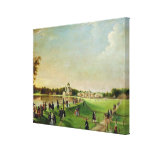 Public merry-making in Ostankino, 1840s Stretched Canvas Prints