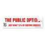 Public Option Prescription Bumper Sticker