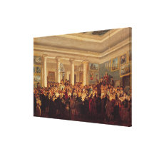 Public Sale at the Hotel Bullion Gallery Wrap Canvas