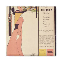 Publicity poster for 'The Yellow Book' Refrigerator Magnet