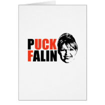 PUCK FALIN T-shirts and Gifts Greeting Cards
