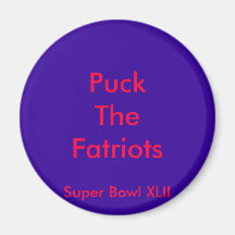 Puck The Fatriots Magnet