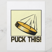 Puck This Personalised Flyer