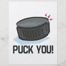 Puck You Flyer Design