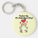 Pucker Up Valentine Tshirts and Gifts Keychains