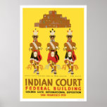Pueblo Turtle Dancers 1939 WPA Posters