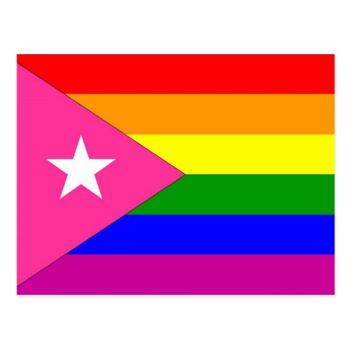 Puerto Rican Gay Pride Flag Postcards | Zazzle