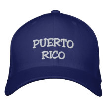 Puerto Rico-Basic Flexfit Wool Cap Embroidered Baseball Caps