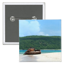 Puerto Rico Beach Tank Buttons