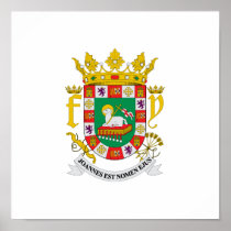 Puerto Rico Coat of Arms Posters