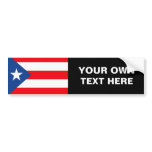 Puerto Rico Flag bumper stickers