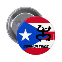 Puerto Rico Flag & Coqui Button buttons
