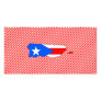 Puerto Rico Flag Map Photo Cards