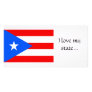 Puerto Rico Flag Picture Card