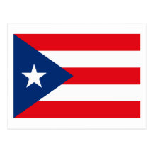 Puerto Rico Flag Postcard