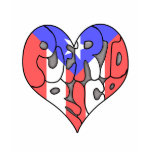 Puerto Rico Graffiti Heart t-shirts