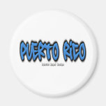 Puerto Rico Graffiti Refrigerator Magnet