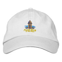 Puerto Rico Is The Place Embroiderd Hat Embroidered Baseball Cap
