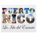 Puerto Rico La Isla Del Encanto Collage / Montage flyers