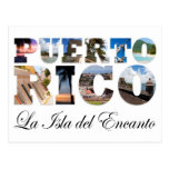 Puerto Rico La Isla Del Encanto Collage Post Cards