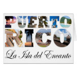 Puerto Rico La Isla Del Encanto Montage Card