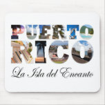 Puerto Rico La Isla Del Encanto Montage mousepads