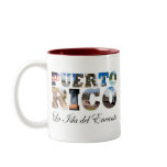 Puerto Rico La Isla Del Encanto Montage Coffee Mug