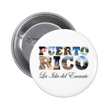 Puerto Rico La Isla Del Encanto Montage Pin