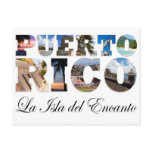 Puerto Rico La Isla Del Encanto Montage postcards