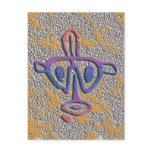 Puerto Rico - petroglyph Postcard
