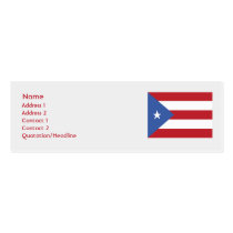 Puerto Rico - Skinny business cards