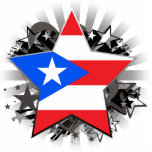 Puerto Rico Star Cut Out