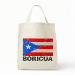 Puerto Rico Vintage Flag Boricua Bags