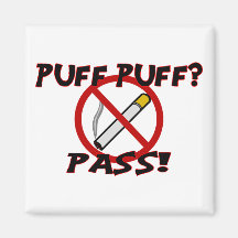 Puff Puff Pass Refrigerator Magnets