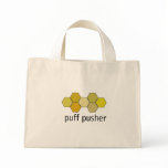 Puff Pusher tote bags
