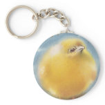Puffball Chick Vintage Easter keychains