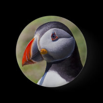 Puffin Portrait Badge buttons