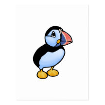 Puffin Post Card