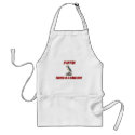 Puffin trapped in a human body aprons