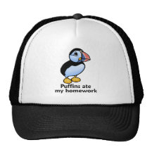 Puffins Ate my Homework Hats