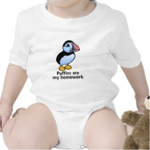 Puffins Ate my Homework Shirt