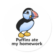 Puffins Ate my Homework