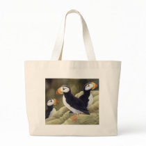 Puffins Tote Bag