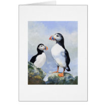 Puffins Card
