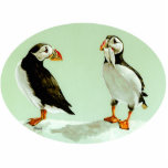 Puffins photo sculptures
