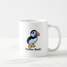 Puffins Rock! Coffee Mugs